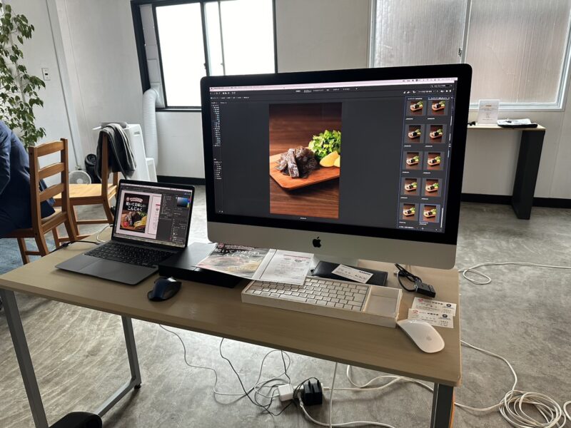 新商品シズル写真撮影の様子📸